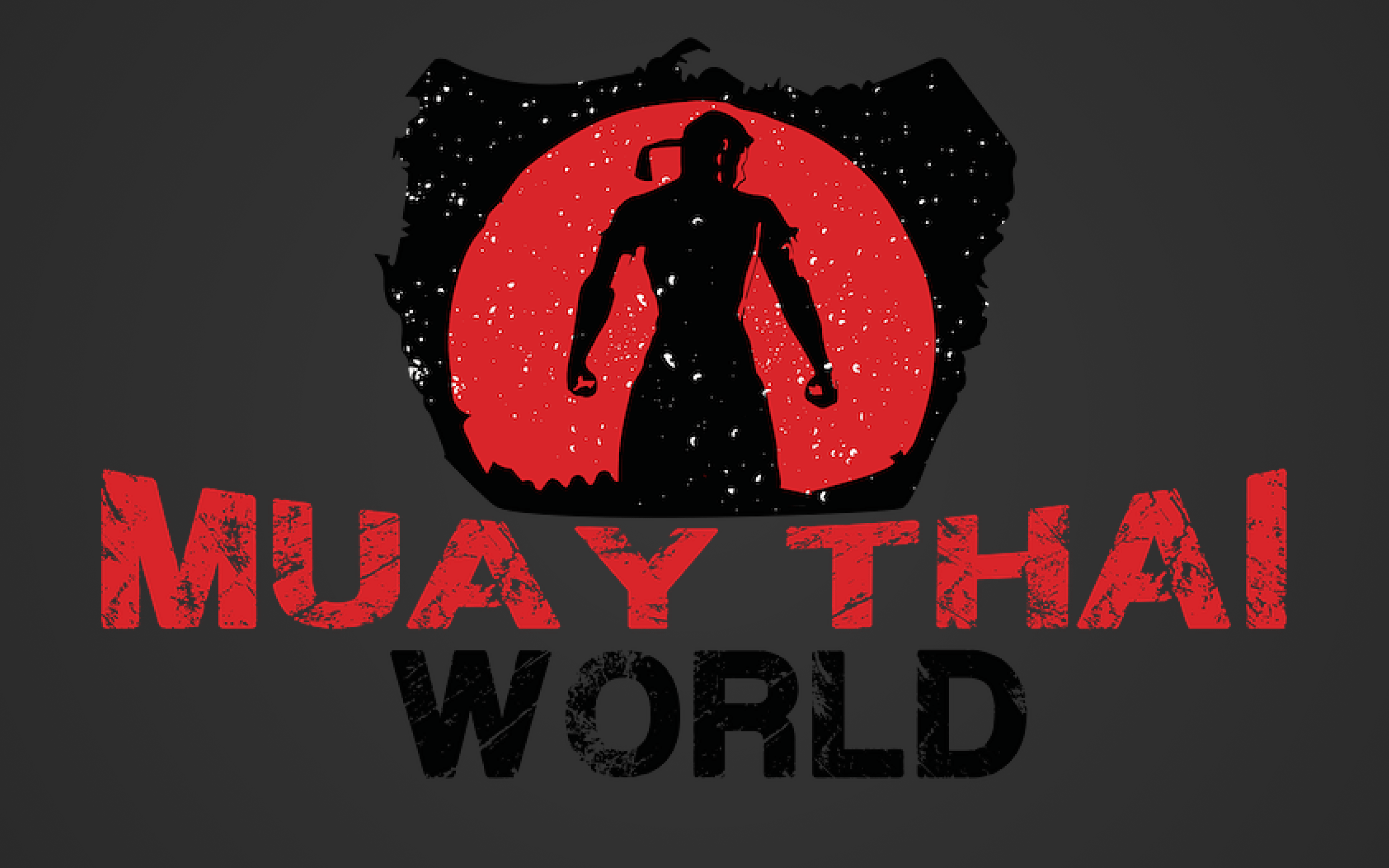 Wallpaper Muay Thai World Logo Desktop